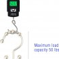 2Lbdepot Double Sided Shower Curtain Hooks, Decorative Brushed Nickel Shower Cur
