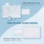 Cooling Pillow, Ventilated Memory Foam Pillow, Cooling Gel Pillow for Sleeping,