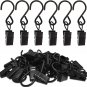 AMZSEVEN Stainless Steel S Hooks Curtain Clips, 50 Pack Hanging Party Lights Cli