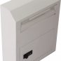 Wall Mount Locking Drop Box Steel Mailbox for Rent Payments,Mail,Keys,Cash,Check