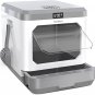 Smart Odor Removal Cat Litter Box, Enclosed Large Cat Litter Box with Lid for Mu