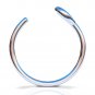 Fake Clip on Nose Ring 24G - No Piercing Needed - Smooth Tiny 925 Silver Fake No