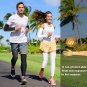 Geyoga 2 Pairs Compression Full Length Leg Sleeve Arm Sleeve for Men Women, Foot