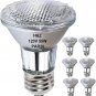 H&Z PAR20 Halogen Light Bulbs, 6PCS PAR20 50W 120V Flood Light Bulbs, Dimmable,