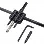 Luomorgo 1 3/16" to 12" Adjustable Hole Saw Circle Cutter Drill Bit Tool Saw rou