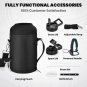 Insulated Water Bottle 64 Oz, Triple Wall Vacuum Stainless Steel (Cold for 48 Hr