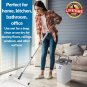 X3 Mop, Separates Dirty and Clean Water, 3-Chamber Design, Flat Mop and Bucket S