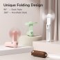 3 in 1 Handheld Fan, Mini Hand Fan, Portable Small Pocket Fan, USB Rechargeable