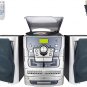All-In-One Hi-Fi Stereo Vinyl Record Player, 3 Speed Turntable CD Player, Music