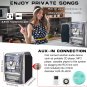 All-In-One Hi-Fi Stereo Vinyl Record Player, 3 Speed Turntable CD Player, Music