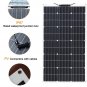 Flexible Solar Panel 100W 12V 200W System Kit Lightweight Monocrystalline Batter
