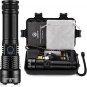 High Power Rechargeable Flashlight LED High Lumens, Super Bright 20000 Lumens XH