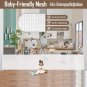 200 Inch Baby Gates Extra Wide Dog Gate for Super Wide Openings Retractable Baby
