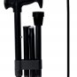 DMI Adjustable Folding Cane with Ergonomic Handle, Lightweight, Sturdy and Suppo