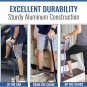 DMI Adjustable Folding Cane with Ergonomic Handle, Lightweight, Sturdy and Suppo
