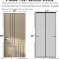 Magnetic Screen Door Upgraded-Model Full Strip Magnets,Reinforced Heavy Duty Fib