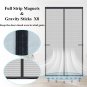 Magnetic Screen Door Upgraded-Model Full Strip Magnets,Reinforced Heavy Duty Fib
