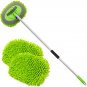 62" Microfiber Car Wash Brush Mop Kit Mitt Sponge with Long Handle Car Cleaning