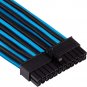 Premium Individually Sleeved PSU Cables Starter Kit – Blue/Black, 2 Yr Warranty,
