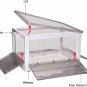 Haomsj Collapsible Storage Bins with Lids, Five-Door Plastic Folding Storage Box