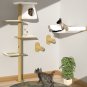 Cat Wall Shelf with Hammock,Cat Wall Shelves and Perches for Indoor, Mounted Cat