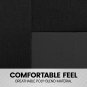 Polypro, Full Set in Charcoal on Black â Front and Rear Split Bench , Easy to In