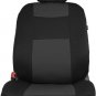 Polypro, Full Set in Charcoal on Black â Front and Rear Split Bench , Easy to In