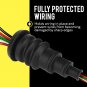 Universal Firewall Boot Pack of 2, for Wire Bundles 3/8" to 1", Quick & Easy Gro