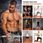 Portable Home Gym Resistance Band Bar Set with 8 Anti-Break Stackable Resistance
