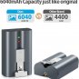 2 Packs 6040Mah Rechargeable Battery Compatible with Ring, for Video Doorbell 2/