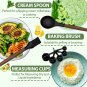 33 Pcs Silicone Kitchen Utensils Set, Kitchen Cooking Utensils Set with Black Na