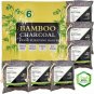 6-Pack Nature Fresh Air Cleaner Bags Breathe Green Bamboo Charcoal Smell Elimina