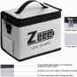 Zeee Lipo Safe Bag Fireproof Explosionproof Bag Large Capacity Lipo Battery Stor