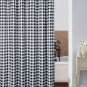 Biscaynebay Textured Fabric Extra Long Shower Curtains 72" Width by 108" Length,