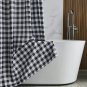 Biscaynebay Textured Fabric Extra Long Shower Curtains 72" Width by 108" Length,