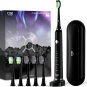 Sonic Electric Toothbrush for Adults - Teeth Whitening Toothbrush with 6 Brush H