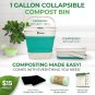 Countertop Compost Bin Kitchen Counter, Indoor Food Composter for Kitchen, Food