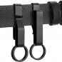 Sureio 6 Pack Tactical Key Holder for Belt Stainless Steel Duty Belt Key Holder