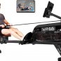 Water Rowing Machine with Bluetooth, Water Resistance Rowing Machine for Home Us