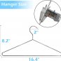 MISSLO 20 Pack Metal Hangers Heavy Duty Stainless Steel Hangers for Clothes Clos