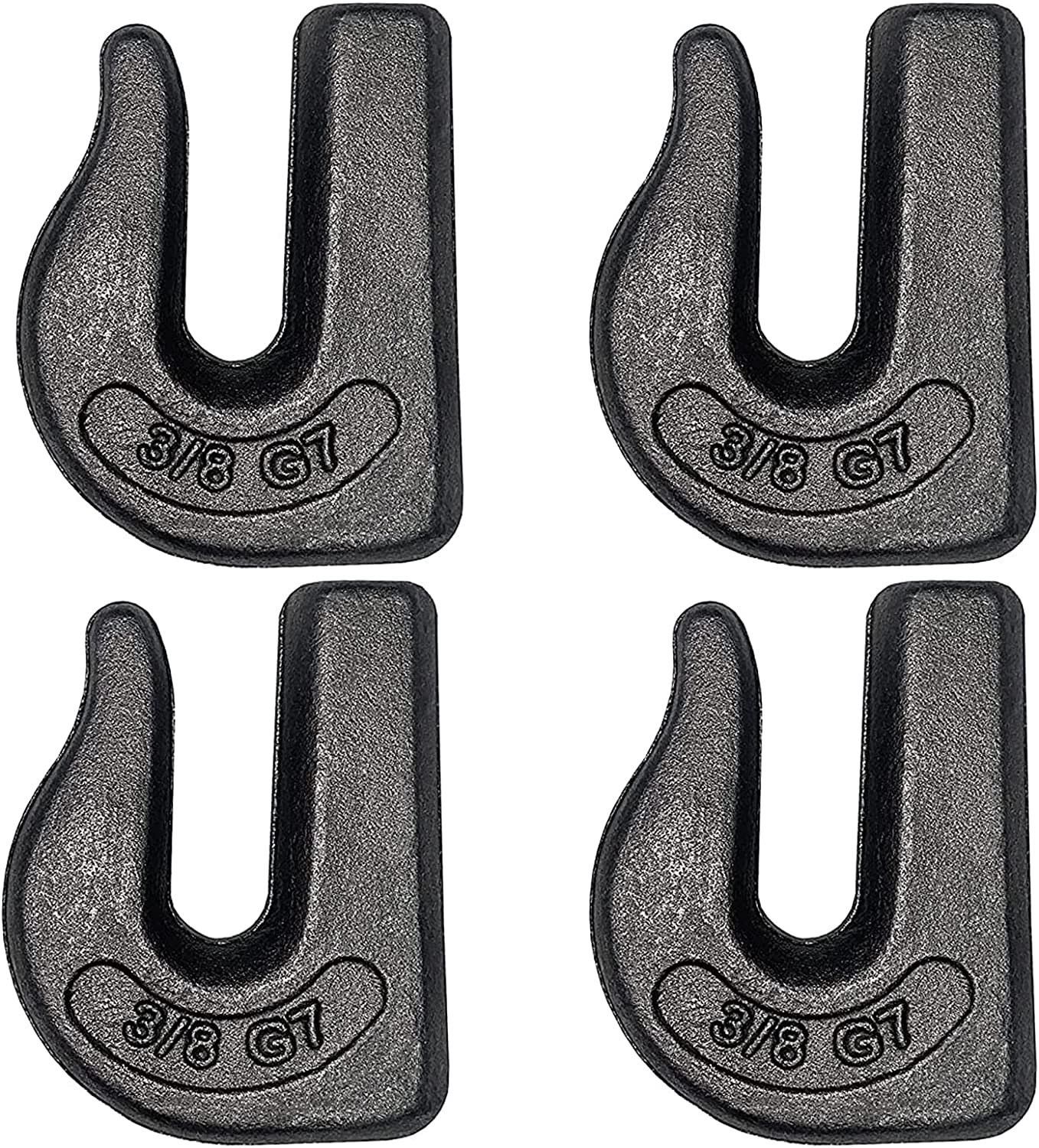 KEYHAO Weld on Grab Chain Hook G70 3/8" Weld on Chain Grab Hooks Bucket