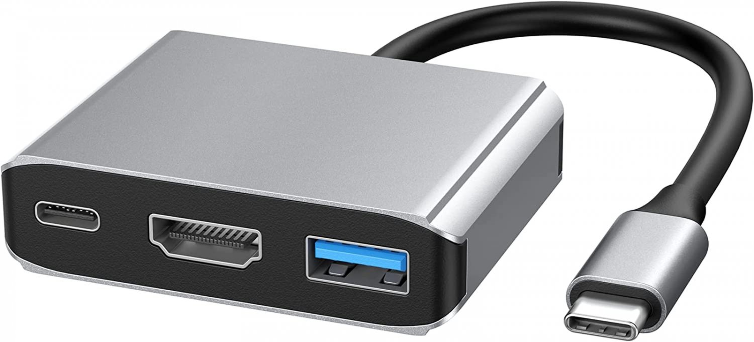 USB C to HDMI Adapter, TypeC to 4K HDMI Multiple Adapter with USB C