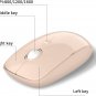 V2020 Wireless Keyboard and Mouse Combo, Colorful Wireless Keyboard with round K