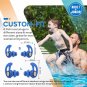 2 Pairs Ear Plugs for Swimming Adults, Hearprotek Reusable Custom-Fit Swim Water