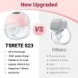 Breast Pump, S23 Double Wearable Breast Pump Hands-Free Breast Pump, Electric Pu