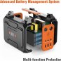 Portable Power Station 100W Portable Generator 146Wh/39600Mah External Lithium B