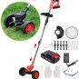 Electric Wacker Battery Powered Lightweight 3 in 1 Small Push Lawn Mower Stringl