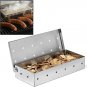 Smoker Box, BBQ Wood Chips Smoker Box for Gas or Charcoal Grills Heavy Duty Stai