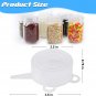 Silicone Stretch Lids, 6-Pack Small Sizes Cover for Bowl.