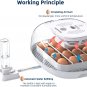 Egg Incubator, 16 Incubators for Hatching Eggs with Egg Candler & Automatic Egg